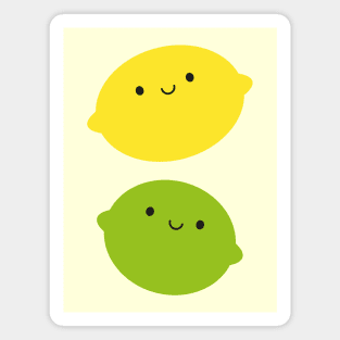 Kawaii Lemon & Lime Magnet